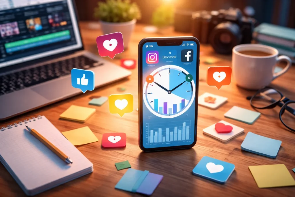 De bedste tidspunkter at poste på sociale medier